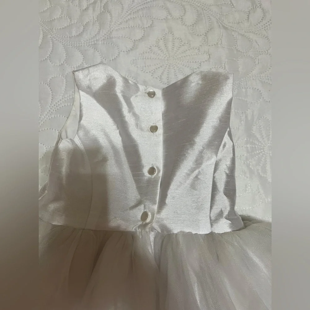 David's Bridal White Gown For Girl - Picture 8 of 16